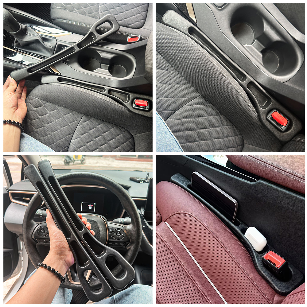 Interior Design Texture - 2pcs Car Seat Gap Filler, Dual