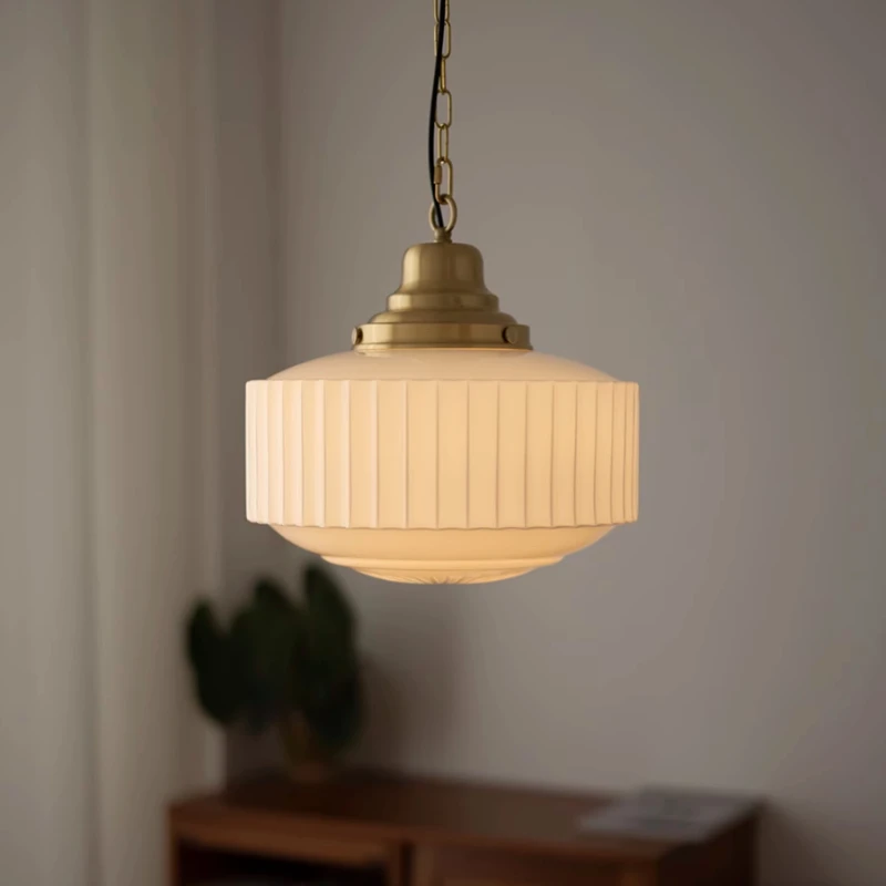 Interior Design Elements - Vintage Glass Pendant Lights for Dining