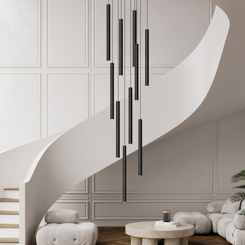 Long Tube Pendant Hanging Lamp - đánh giá và giá Interior Design Youtube