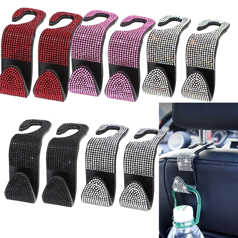 2 Rhinestone Car Seat Back Hoo - đánh giá và giá Interior Design Texture