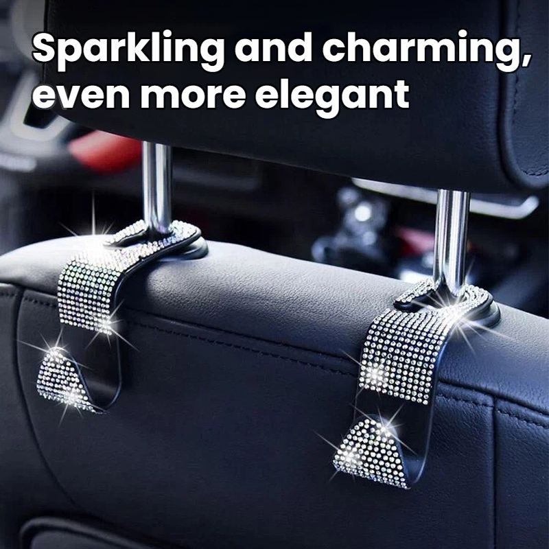 2 Rhinestone Car Seat Back Hoo - đánh giá và giá Interior Design Texture