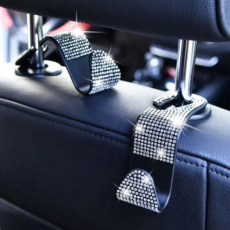 2 Rhinestone Car Seat Back Hoo - đánh giá và giá Interior Design Texture