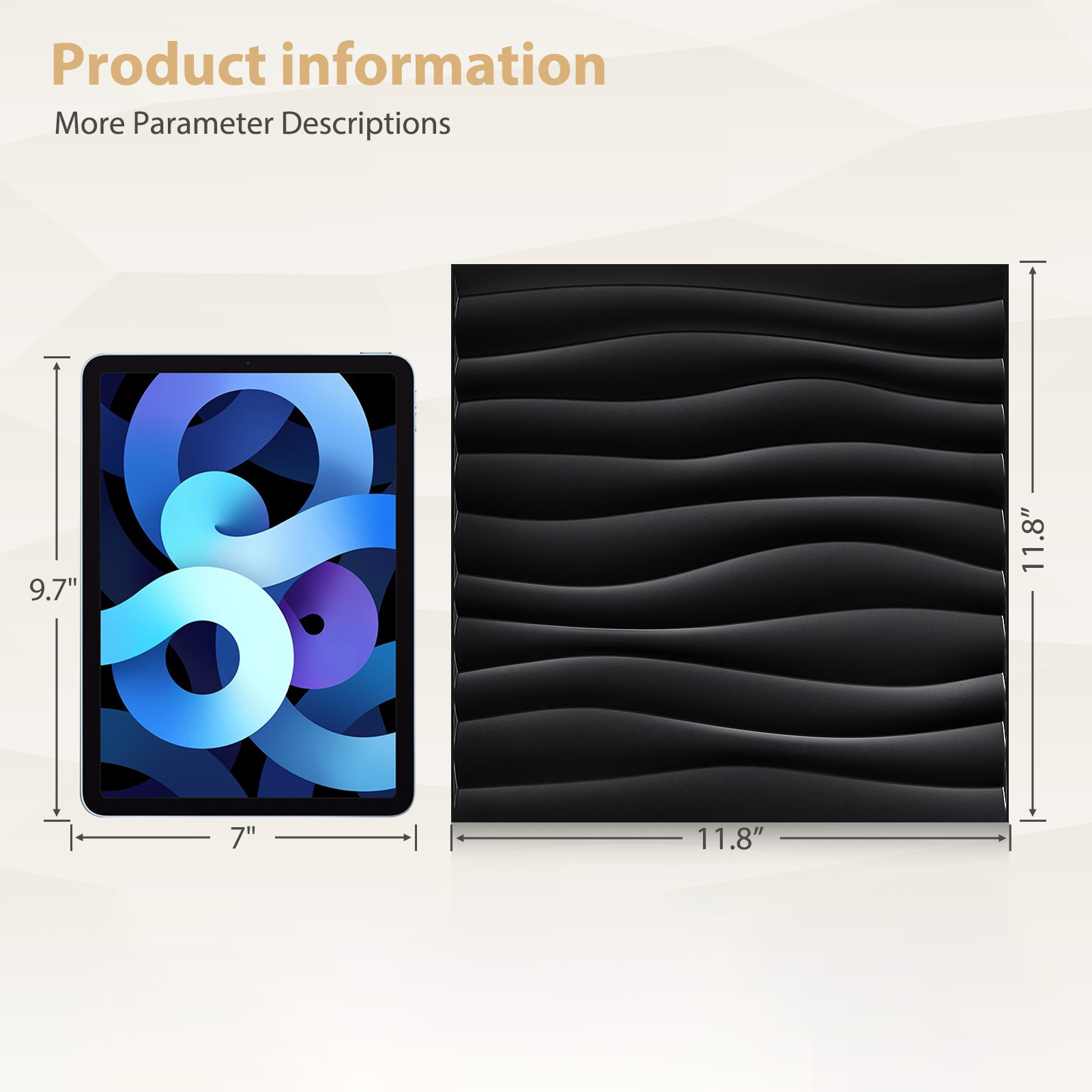 3D Wall Panels PVC Wave Design - đánh giá và giá Interior Design With Wallpaper