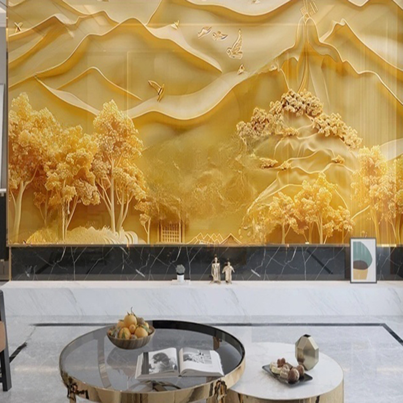 Custom Wall Mural Abstract Wal - đánh giá và giá Interior Design With Wallpaper