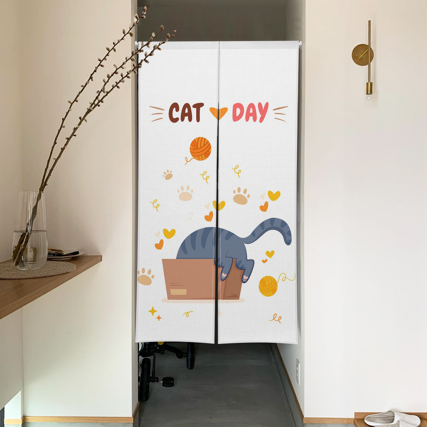 Cute Cat Noren Door Curtain Fu - đánh giá và giá Interior Design Youtube