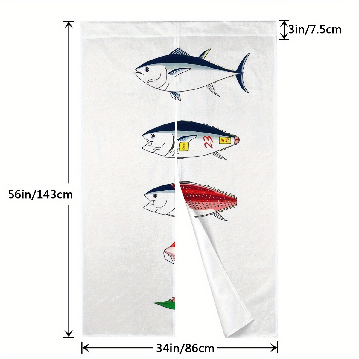1pc Japanese Door Curtain, Jap - đánh giá và giá Interior Design Elements