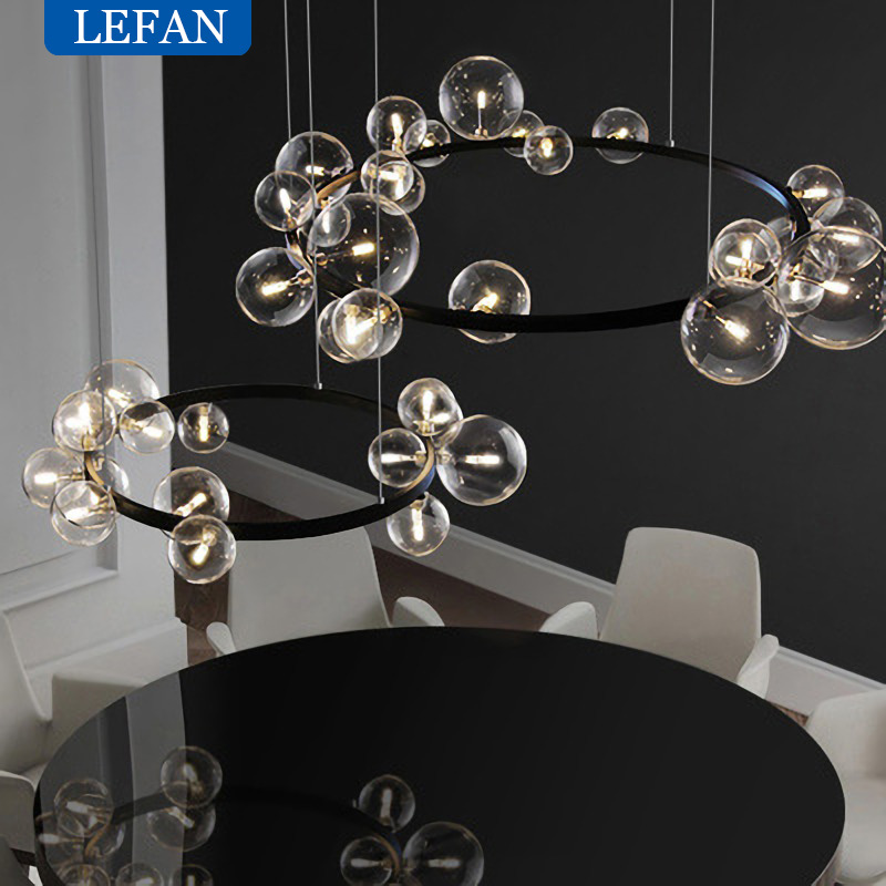 Nordic Style Modern Ring Glass - đánh giá và giá Interior Design Elements