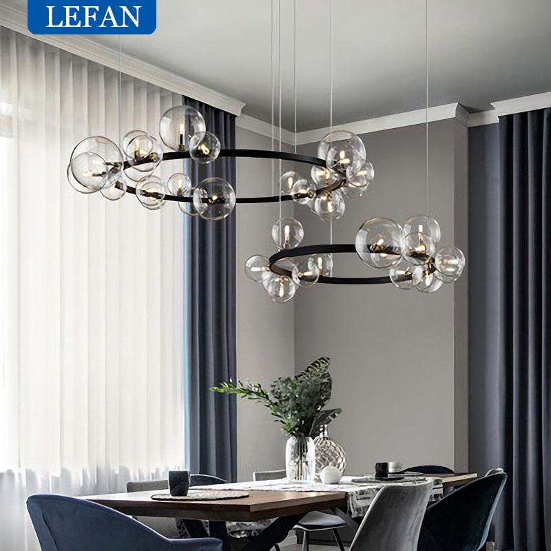 Nordic Style Modern Ring Glass - đánh giá và giá Interior Design Elements