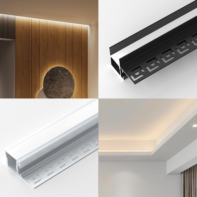 Modern Recessed Aluminum Profi - đánh giá và giá Interior Design Elements