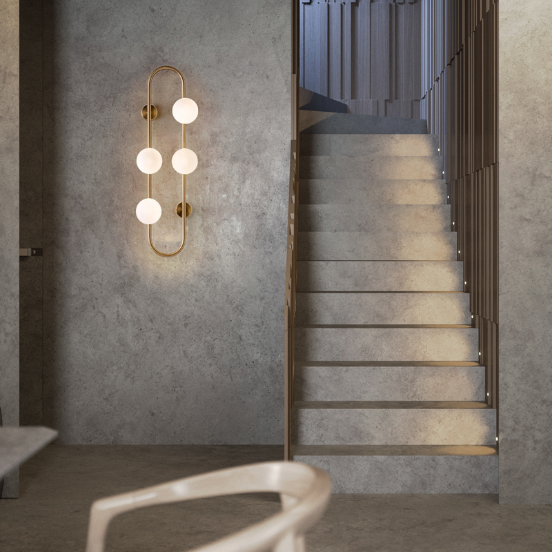Modern Glass Wall Lights Bedro - đánh giá và giá Interior Design Elements