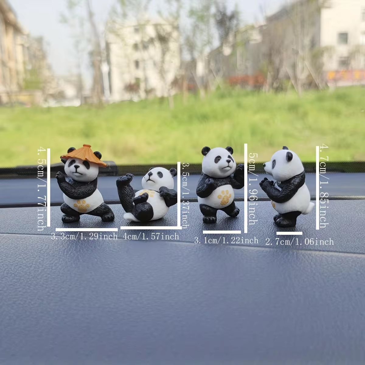 4pcs/set Panda Design Car Orna - đánh giá và giá Interior Design Years