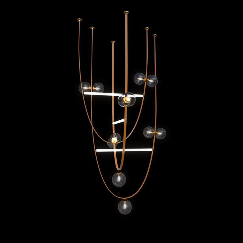 American LED Leather Chandelie - đánh giá và giá Interior Design Years