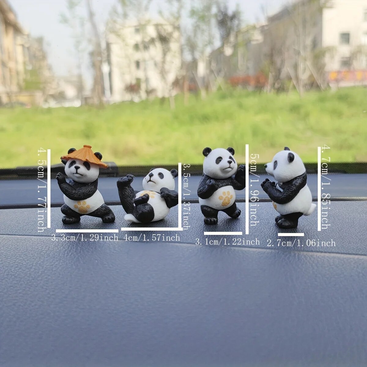 4pcs/set Panda Design Car Orna - đánh giá và giá Interior Design Years