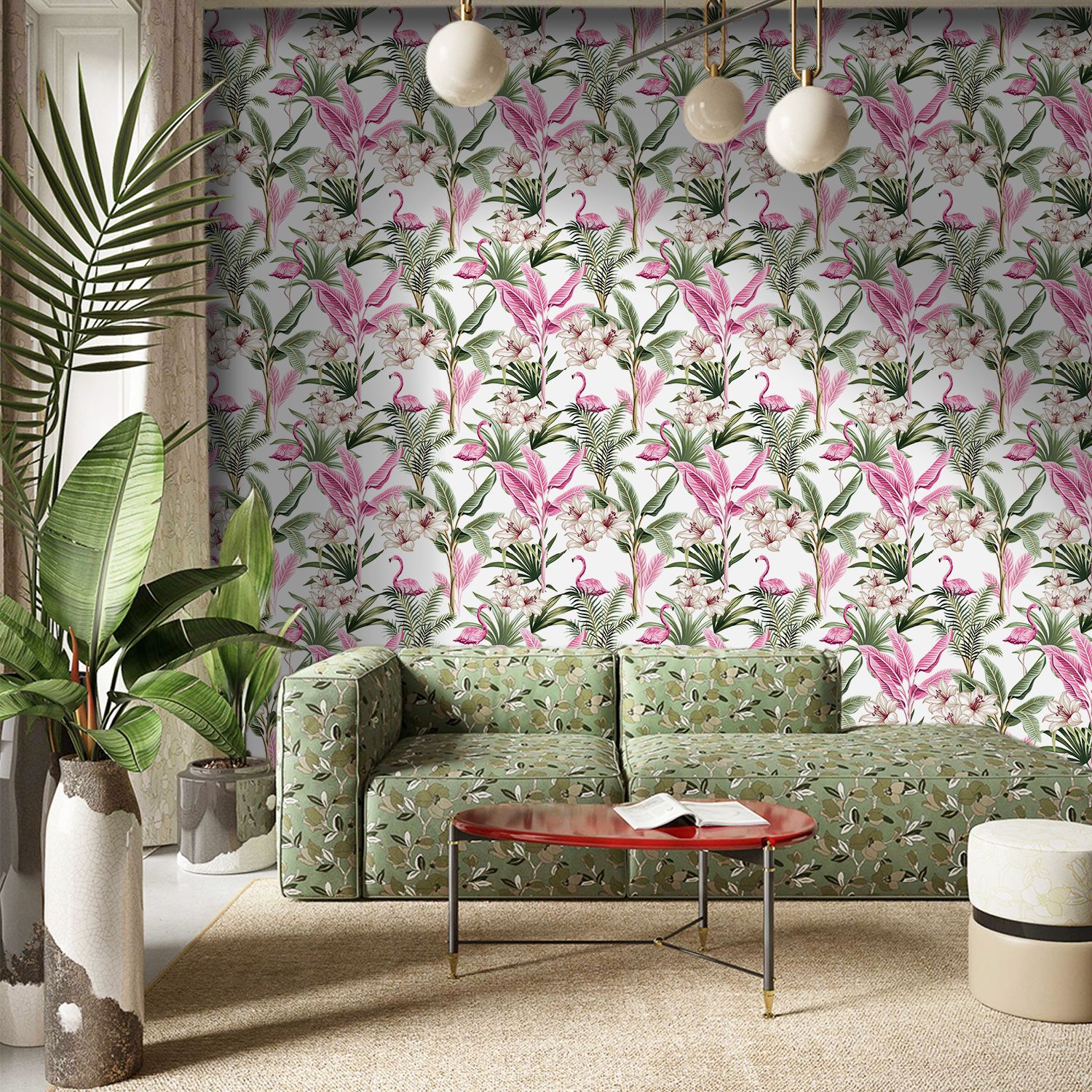 Peel and Stick Botanical Wall  - đánh giá và giá Interior Design With Wallpaper