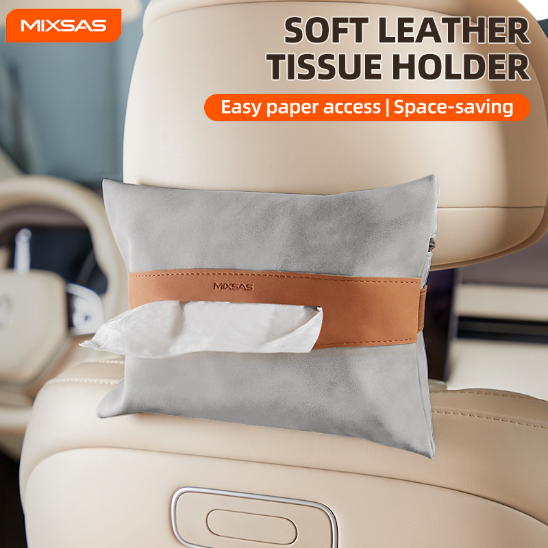 MIXSAS Car Tissue Box PU Faux  - đánh giá và giá Interior Design Type