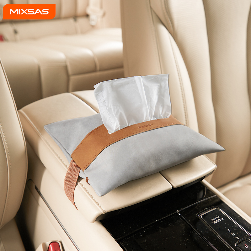 MIXSAS Car Tissue Box PU Faux  - đánh giá và giá Interior Design Type