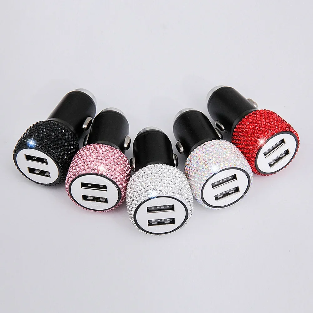 Bling USB Car Charger 5V 2.1A  - đánh giá và giá Interior Design Texture